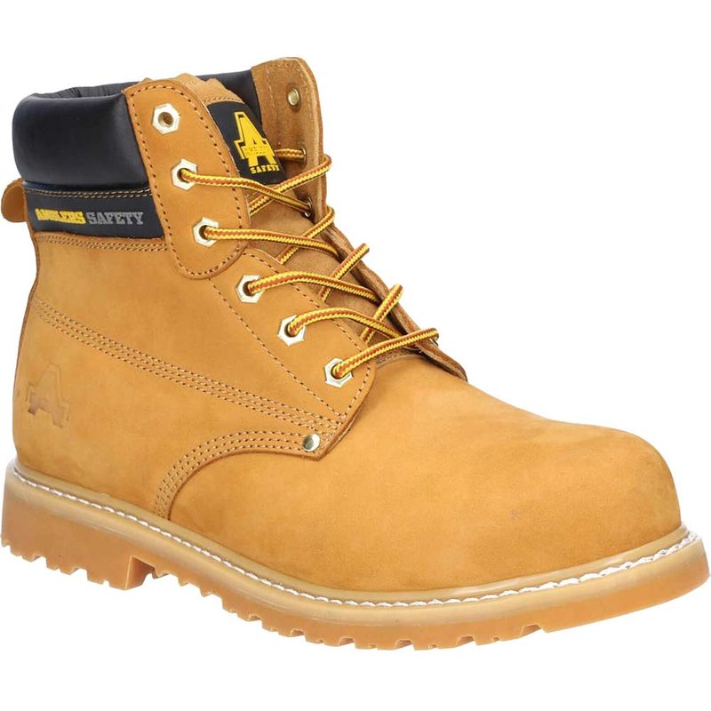 Amblers Mens Safety FS7 Goodyear Welted Safety Boots Honey Size 13