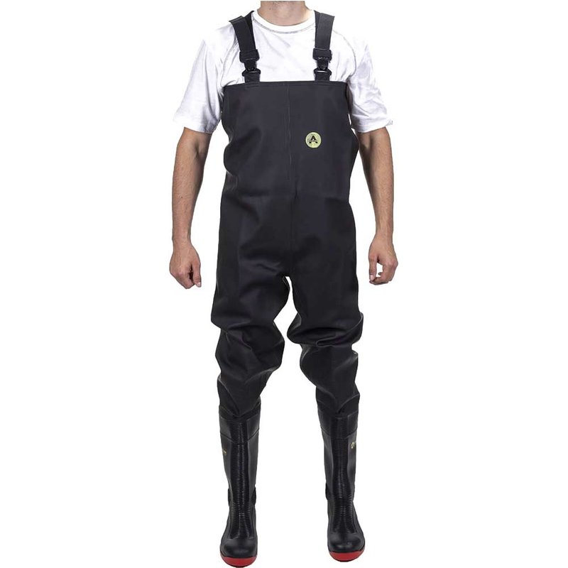 Amblers Safety Danube Chest Safety Wader Black Size 4