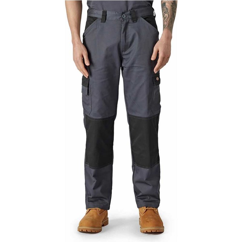 Dickies Everyday Trousers Grey / Black 32" 30"