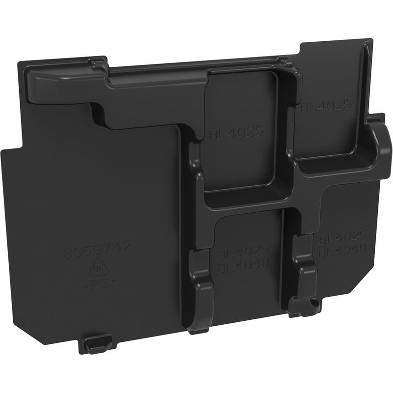 Makita 835G74-2 Inlay Tray for Makpac Case, XGT Battery & Charger 835G74-2