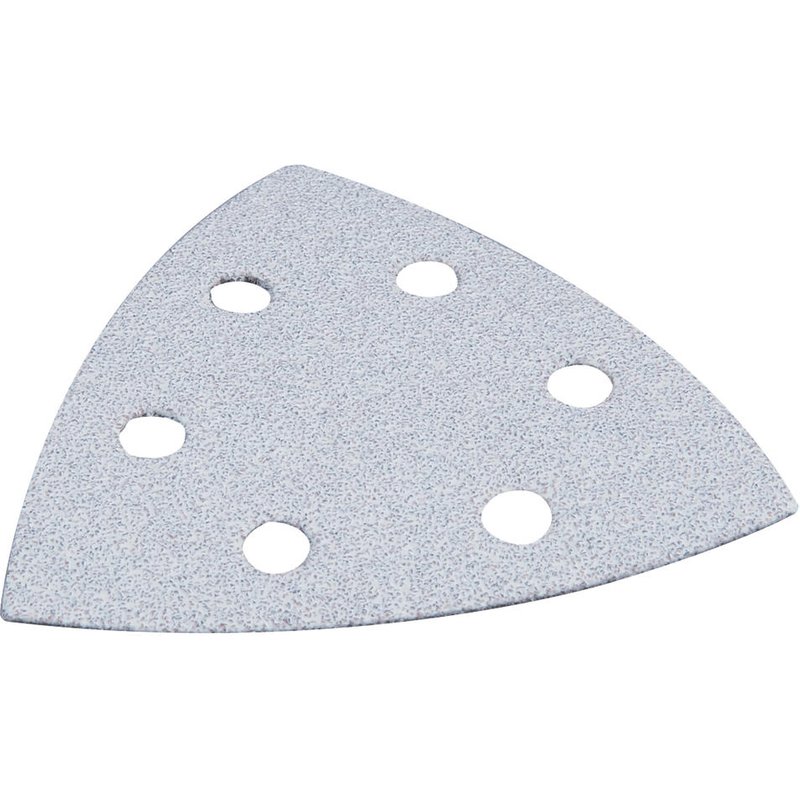 Makita Punched Hook and Loop White Wood / Paint Delta Sanding Sheets 320g Pack of 10