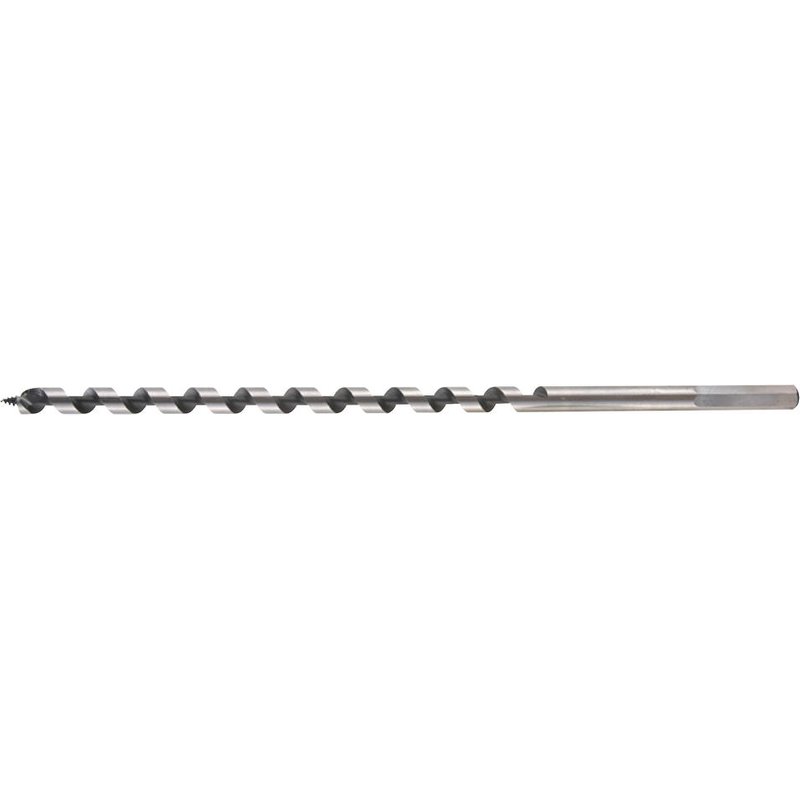 Makita Hex Shank Wood Auger Drill Bit 8mm 200mm Pack of 1