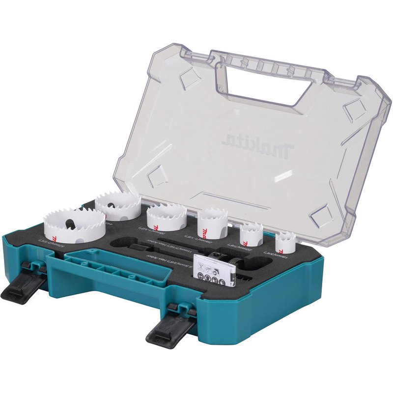 Makita 8 Piece Plumbers Bi Metal Hole Saw Set