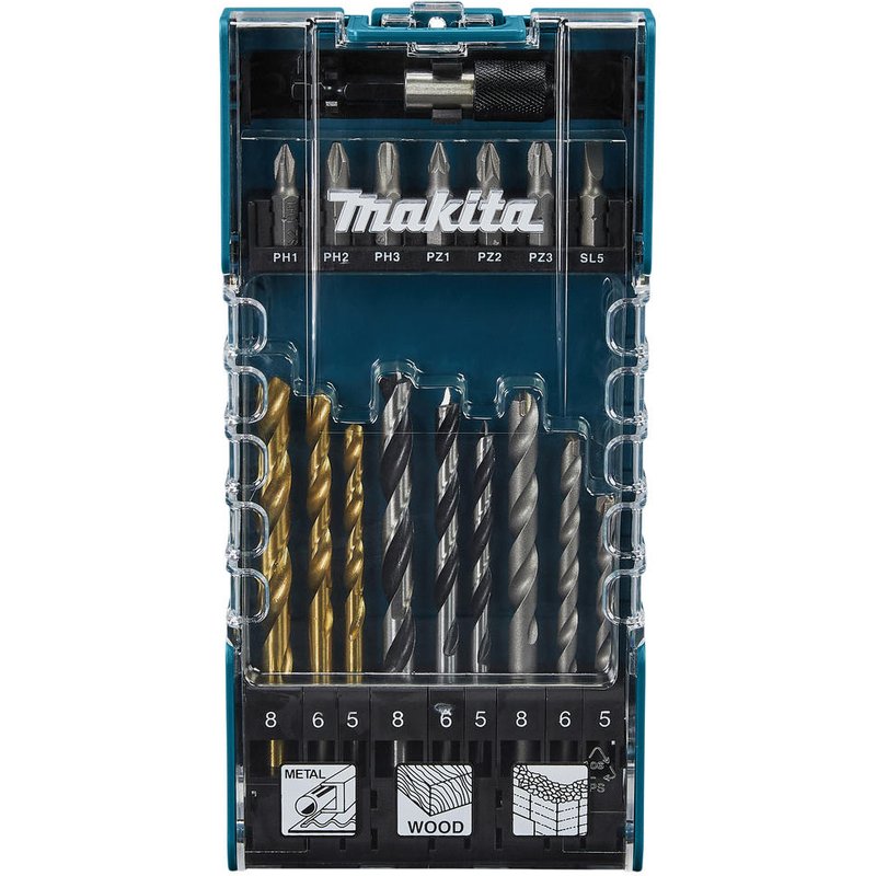 Makita 17 Piece Drill and Screwdriver Bit Set