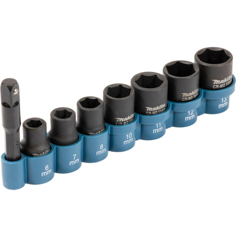 Makita E-12289 1/4" Impact Socket Set 8 Piece E-12289