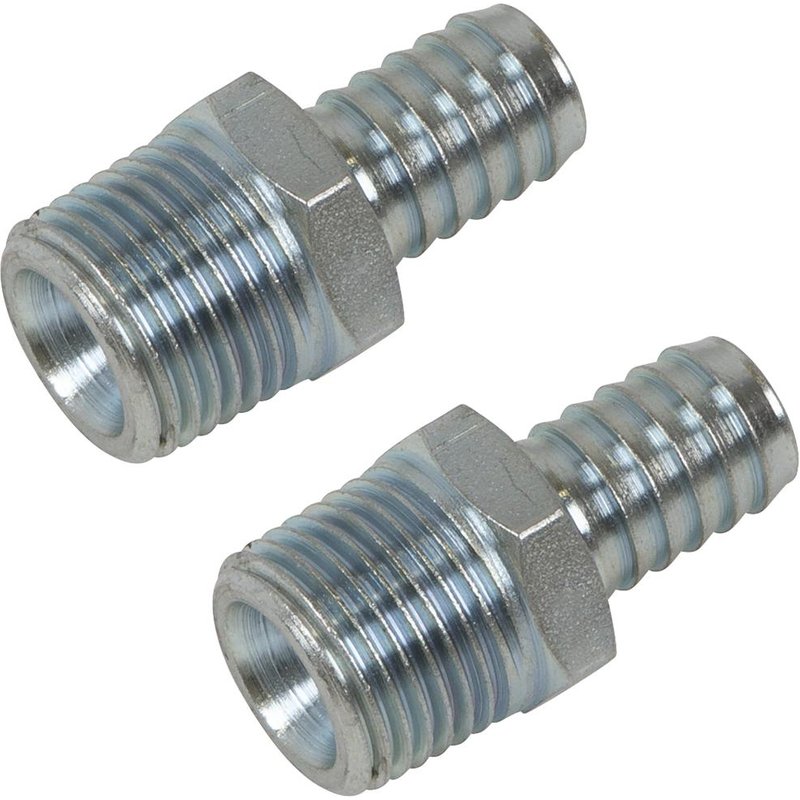 Sealey PCL Screwed Tailpiece 1/2" BSPT 1/2" Pack of 2