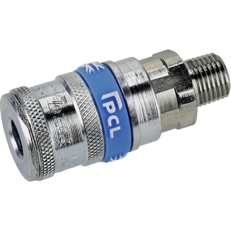 Sealey Air Line Coupling BSPT Male Thread 1/4" BSPT Pack of 5