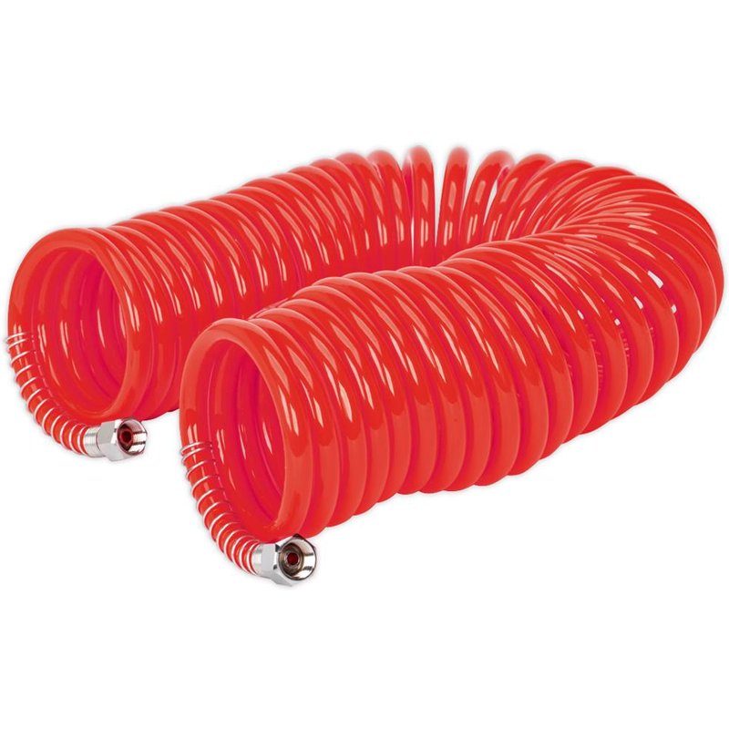 Sealey Coiled Air Line Hose 6mm 10m