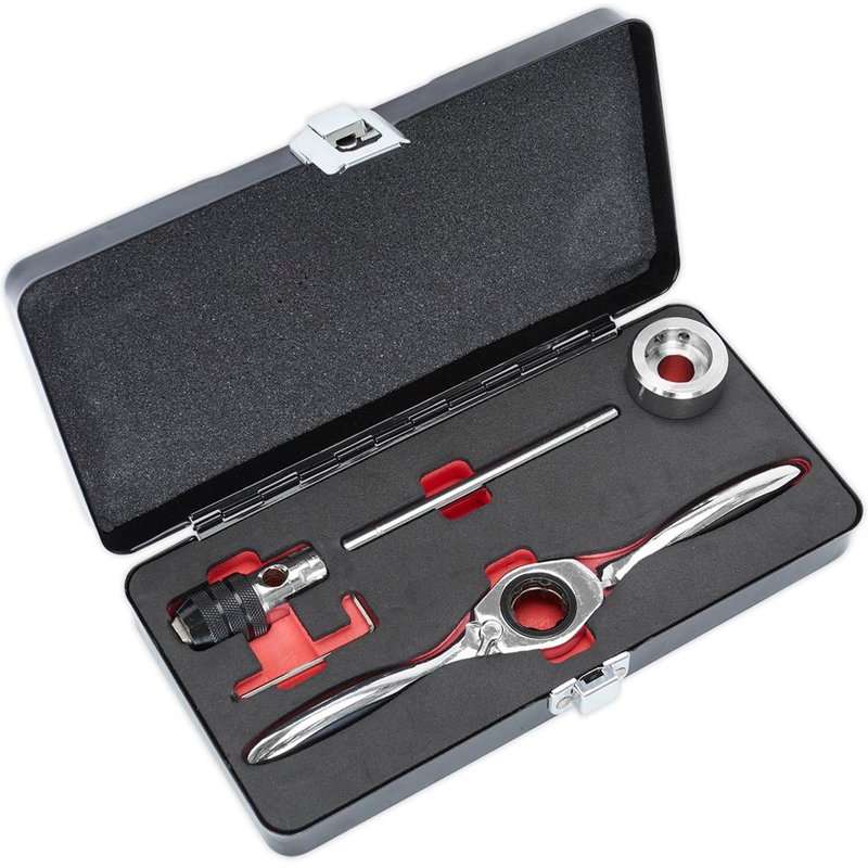 Sealey 5 Piece Ratchet Tap Wrench and Die Holder Set