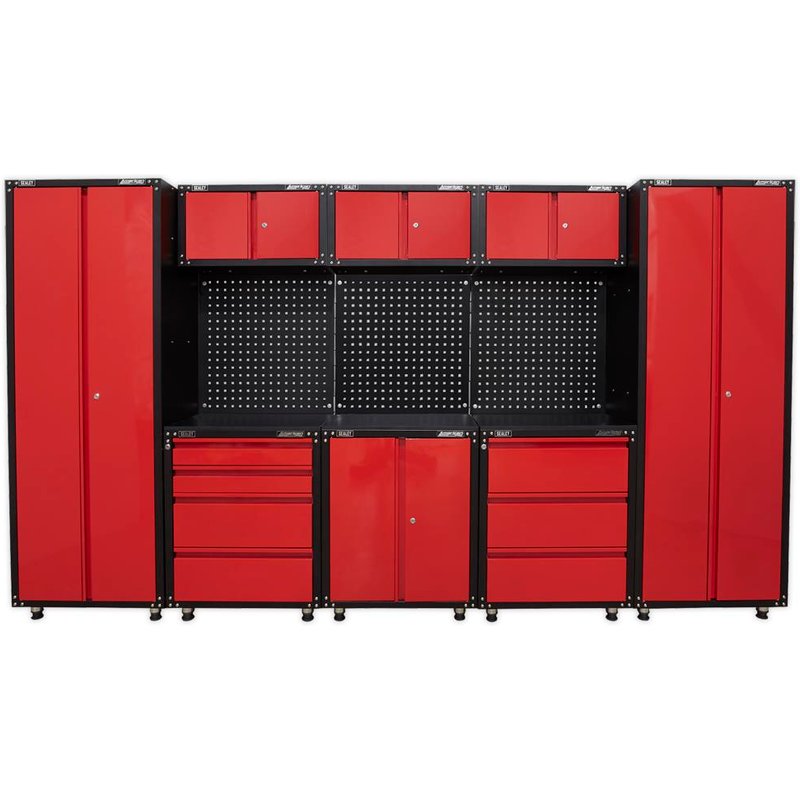 Sealey American Pro Modular Storage System Combo Black / Red