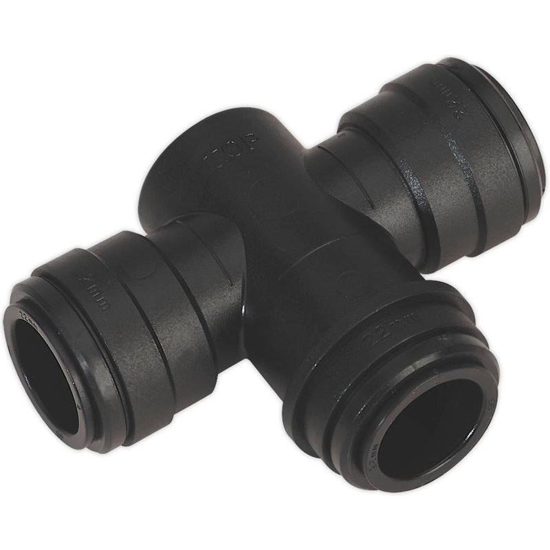 Sealey Equal Water Trap Tee for John Guest SpeedFit Systems 22mm Pack of 1