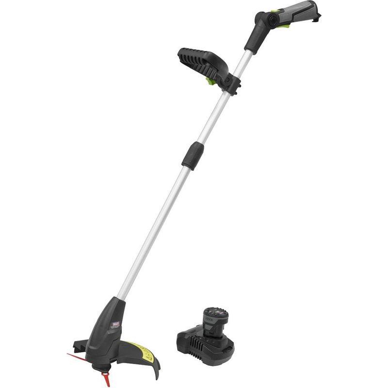 Sealey CP108VGS 10.8v Cordless Grass Trimmer 240mm 1 x 2ah Li-ion Battery Charger