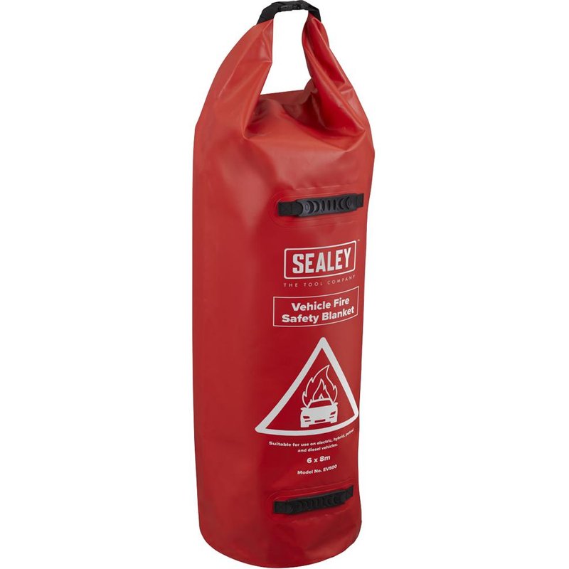Sealey Silicone Coated Vehicle Fire Safety Blanket 6m 8m
