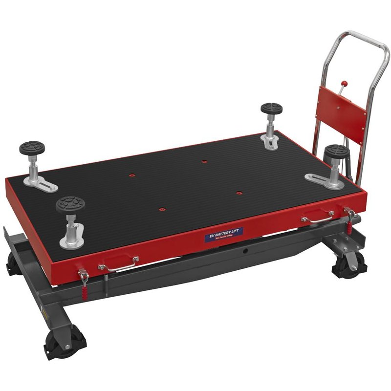 Sealey High Lift EV Battery Lift / Hydraulic Platform Truck 1000Kg