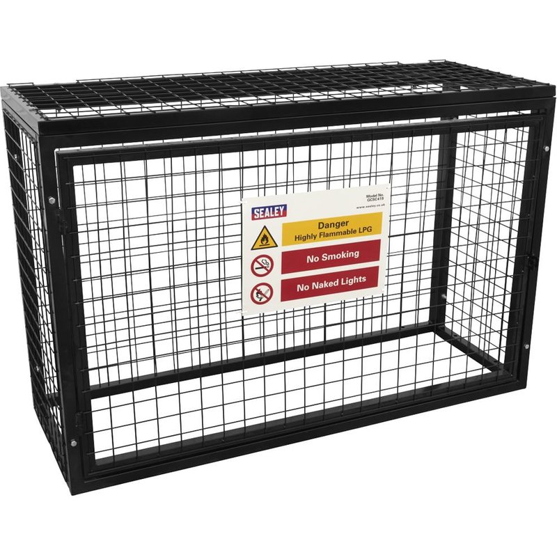 Sealey Gas Cylinder Safety Cage 1350mm 500mm 900mm