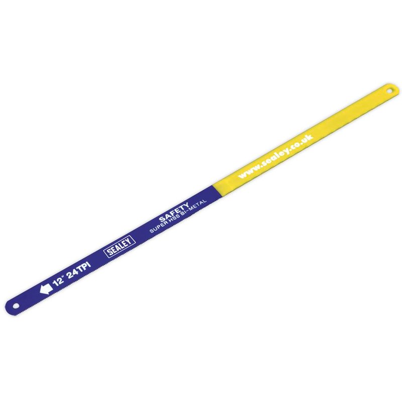 Sealey HSS Bi Metal Hacksaw Blade 12" / 300mm 24tpi Pack of 10