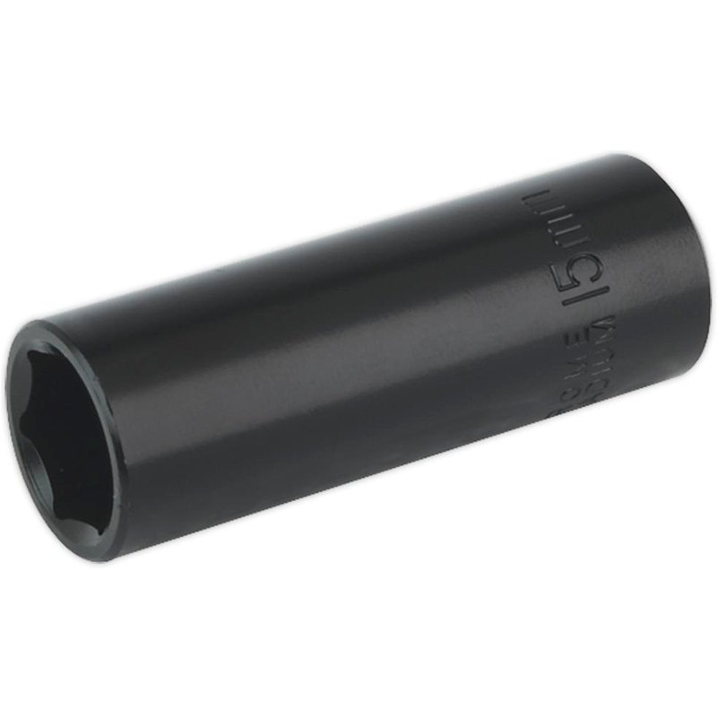Sealey 3/8" Drive Deep Hexagon Impact Socket Metric 3/8" 15mm