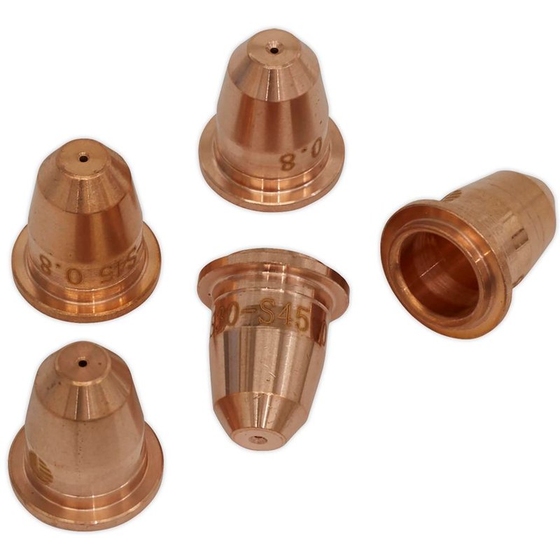 Sealey Short Low Power Electrodes for PP40PLUS Plasma Cutter Pack of 5