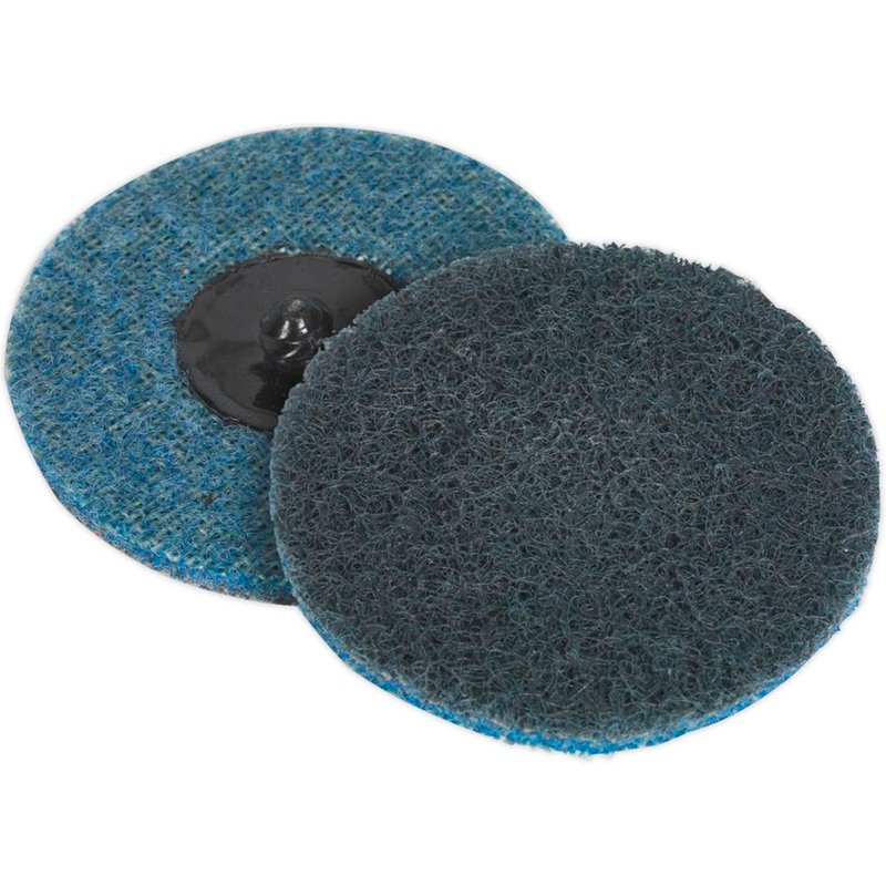 Sealey Quick Change Abrasive Preparation Pads 75mm 75mm Fine Pack of 10