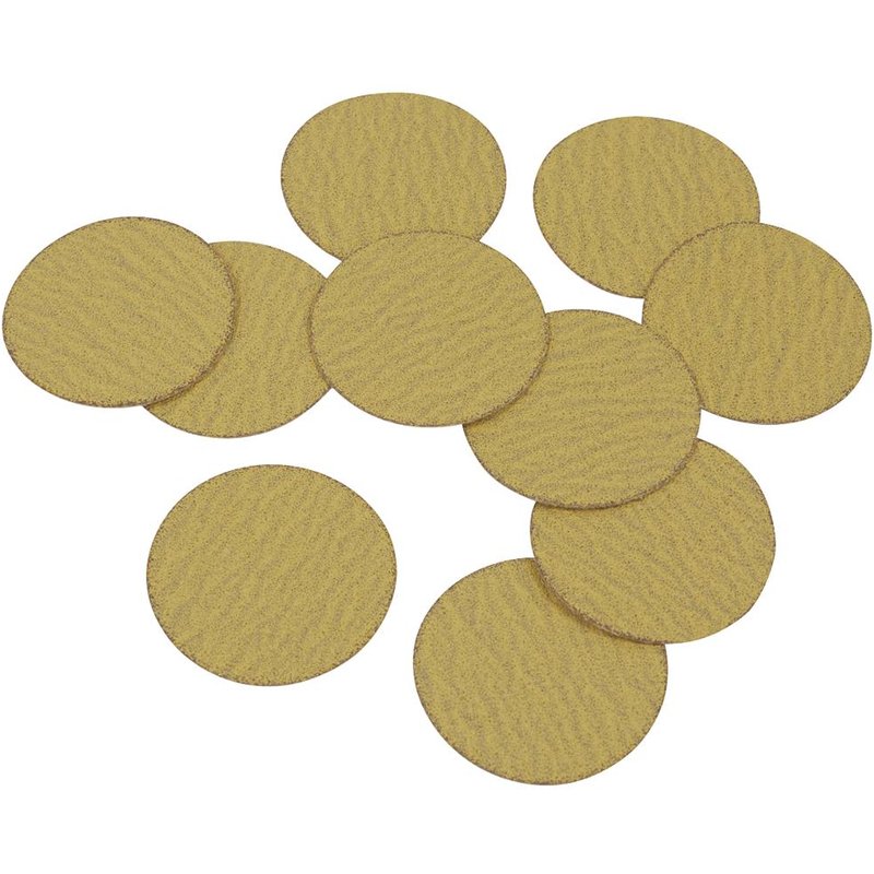 Sealey Hook and Loop Mini Sanding Disc 50mm 50mm 120g Pack of 10