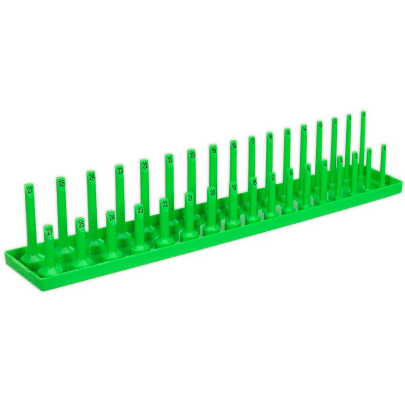 Sealey SH1217HV 1/2" Drive Hi Vis 34 Socket Holder 1/2"