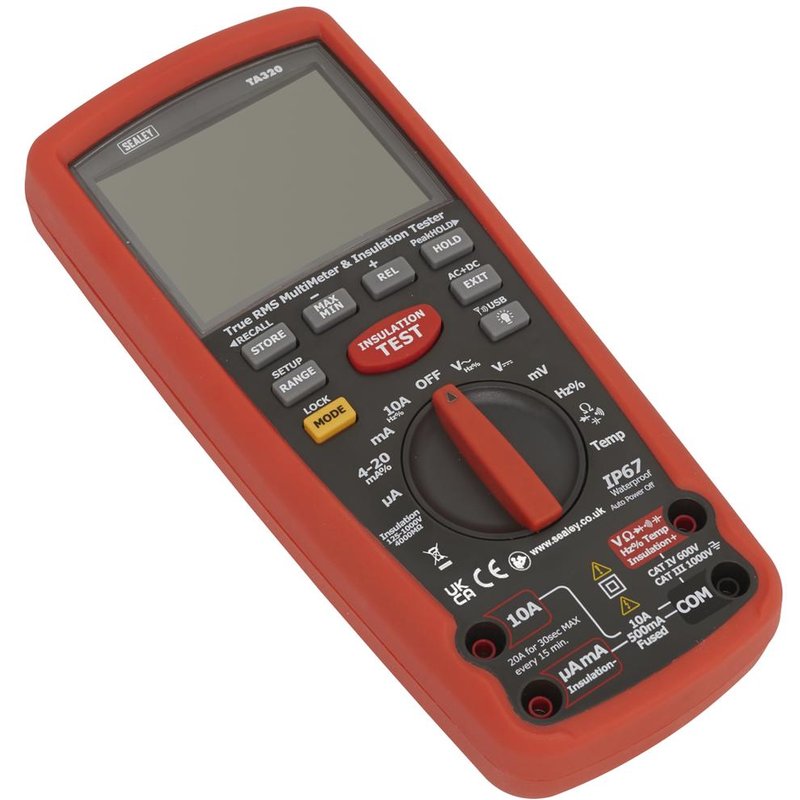 Sealey TA320 Digital Automotive Analyser and Insulation Tester