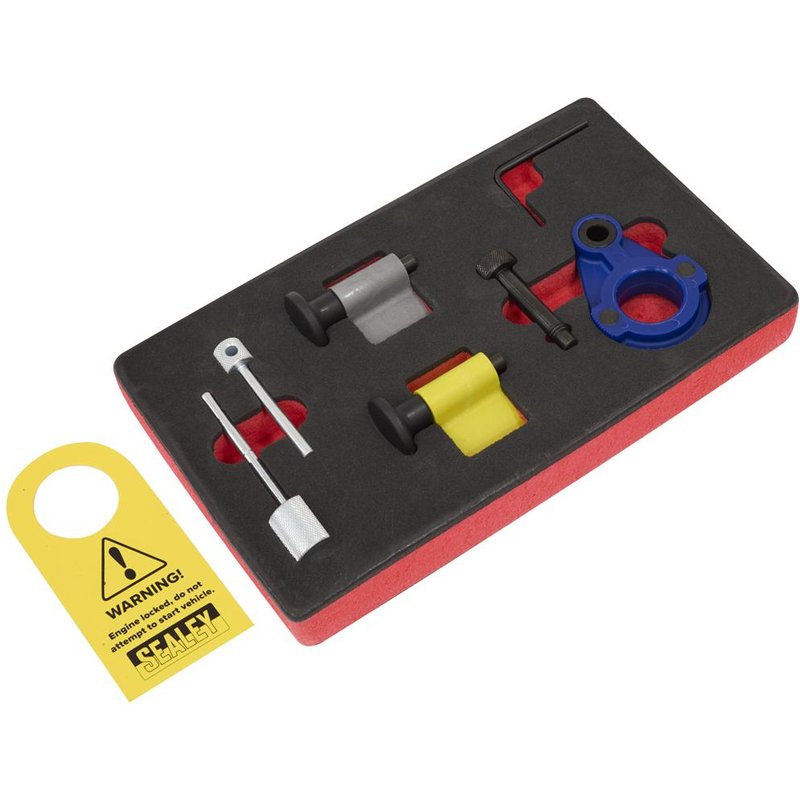 Sealey VSE2092 Diesel Engine Timing Tool Kit 1.2D, 1.4D, 1.6D, 2.0D for VAG, Ford and Mitsubishi