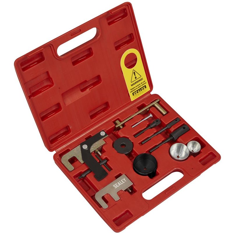 Sealey VSE5871A Diesel Engine Timing Tool Kit for Renault, Nissan, Suzuki, Mitsubishi, Dacia GM 1.5D, 1.9D, 2.2D, 2.5D