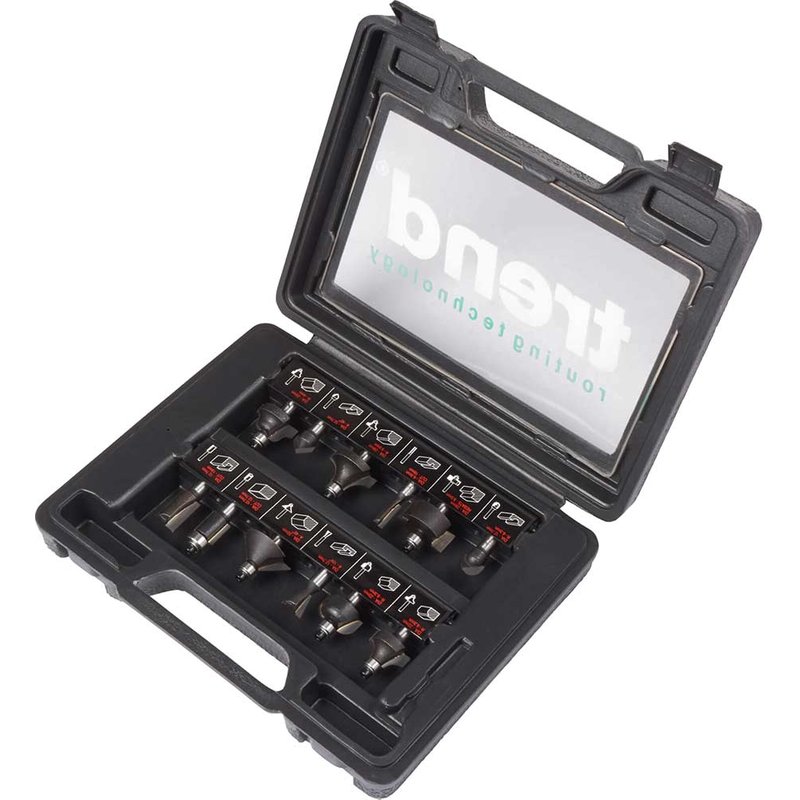 Trend 12 Piece 8mm Shank Starter Router Cutter Set