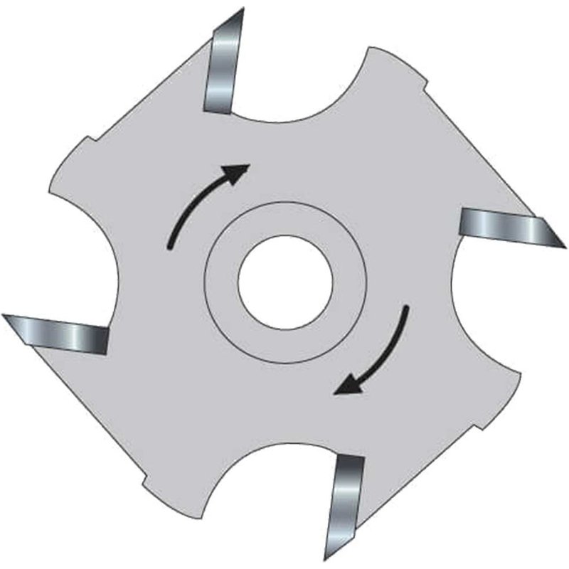 Trend Threaded Slotter Blade for 33 Series M12 Arbors 50mm 9.5mm M12 Thread