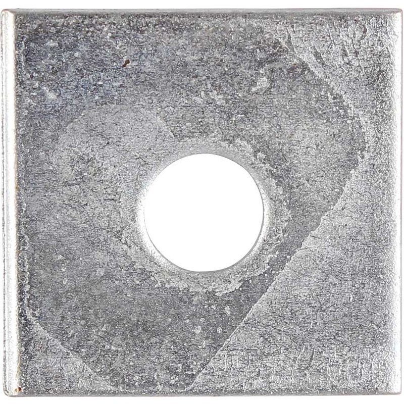 Square Plate Washer Zinc Plated 10mm 50mm Pack of 2