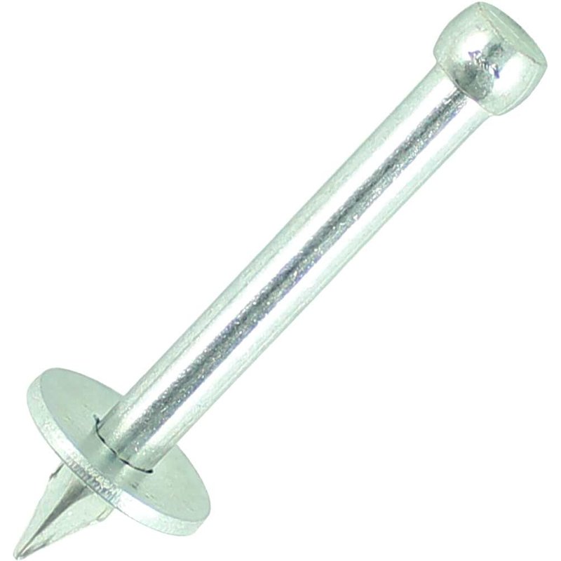 Washered Masonry Nails 25mm Pack of 100