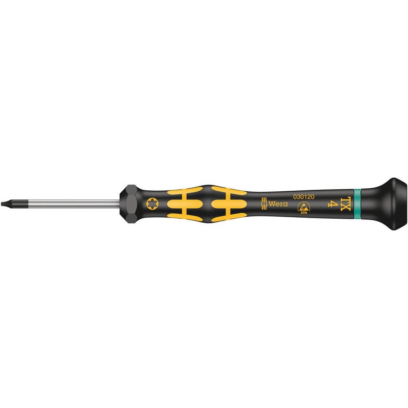 Wera Kraftform 1567 Torx Micro ESD Screwdriver T6 40mm