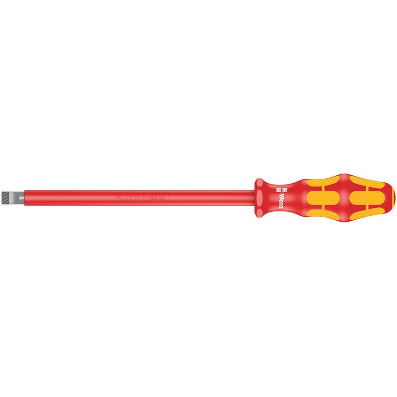 Wera Kraftform 160I VDE Insulated Parallel Slotted Screwdriver 3.5mm 100mm