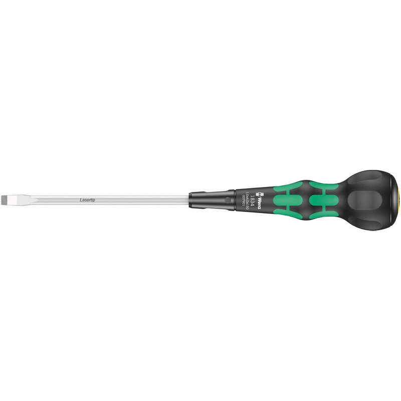 Wera 1834 Kraftform Ball Grip Slotted Screwdriver 6mm 150mm