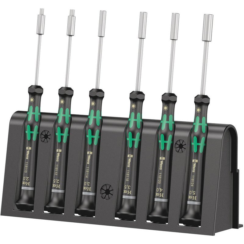 Wera 6 Piece 2069/6 Nutspinner Screwdriver Set