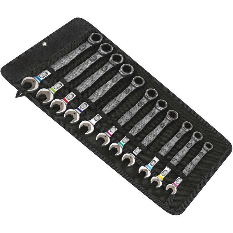 Wera 11 Piece Joker 6000 Ratchet Combination Spanner Set Metric