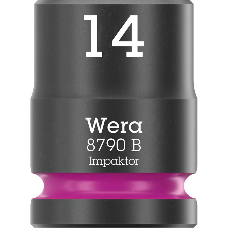 Wera Zyklop B Impaktor 3/8" Drive Hexagon Impact Socket 3/8" 14mm