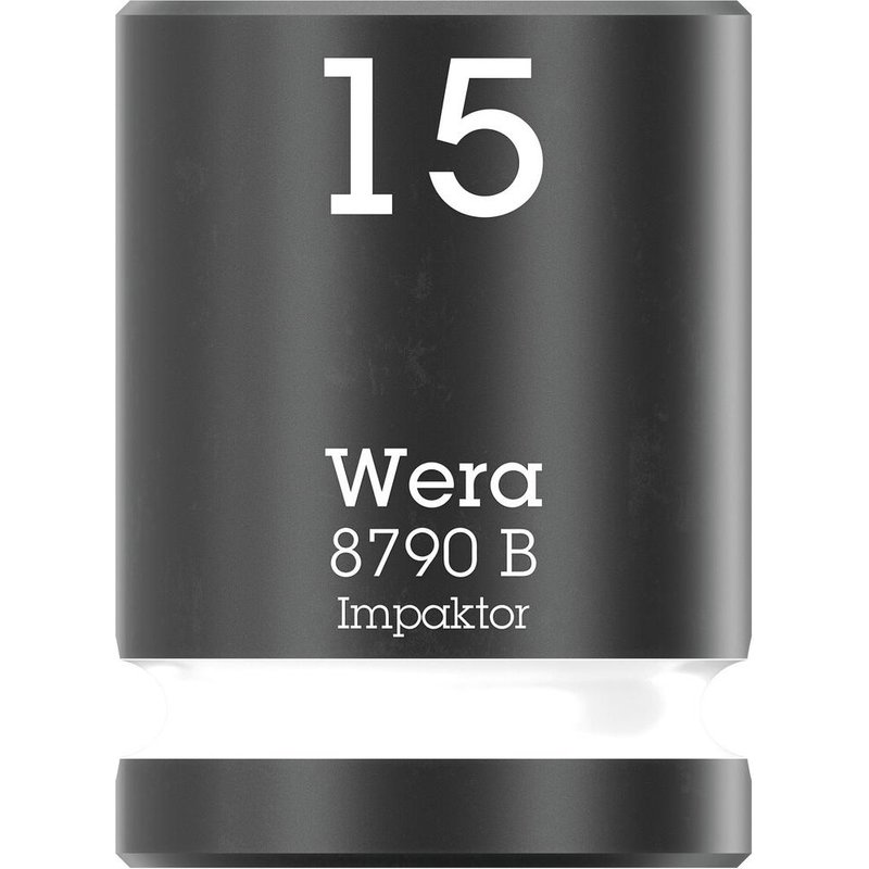 Wera Zyklop B Impaktor 3/8" Drive Hexagon Impact Socket 3/8" 15mm