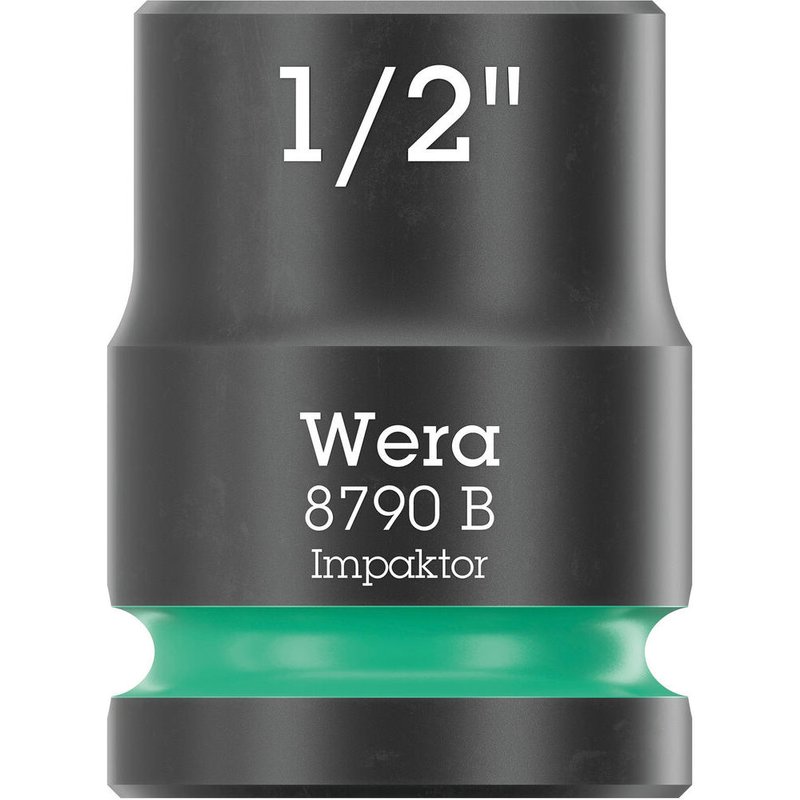 Wera 8790 B Zyklop 3/8" Drive Hexagon Impaktor Socket Imperial 3/8" 1/2"