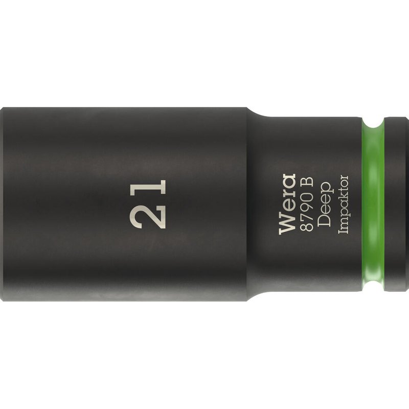 Wera 8790 B Impaktor 3/8" Drive Deep Hexagon Impact Socket 3/8" 21mm