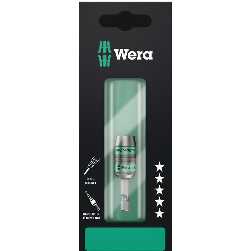 Wera 887/4 RR Rapidaptor Magnetic Quick Release Bit Holder 75mm