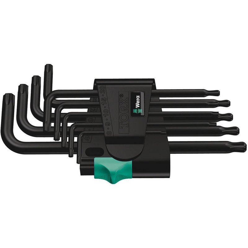 Wera 9 Piece BlackLaser Torx Key Set