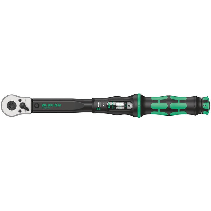 Wera 3/8" Drive Click Torque B2 Torque Wrench 3/8" 20Nm - 100Nm