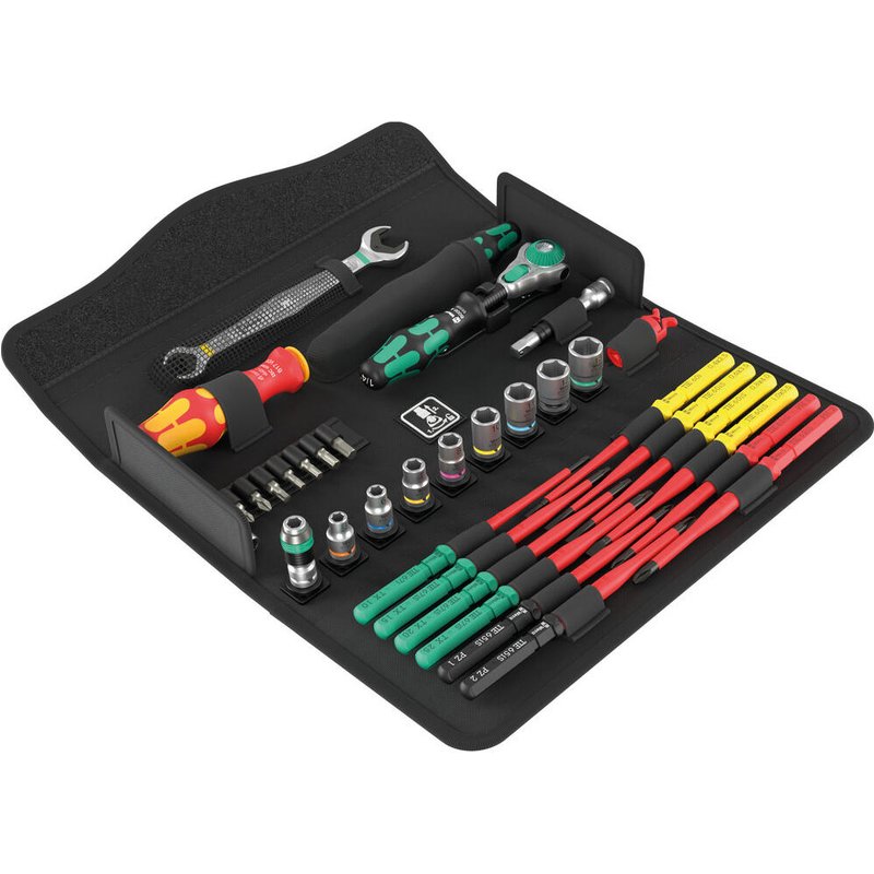 Wera 35 Piece Kraftform Kompakt W2 Maintenance Set