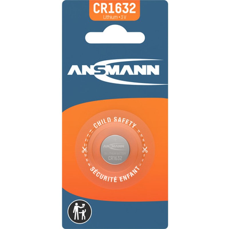 ANSMANN 1516-0004 Knopfzelle CR1632 3V Lithium