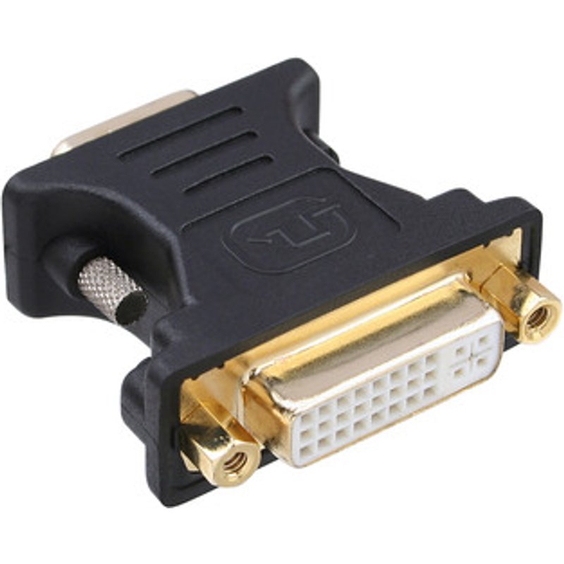 InLine® DVI-A Adapter, Analog 24+5 Buchse auf 15pol HD Stecker (VGA), vergoldet