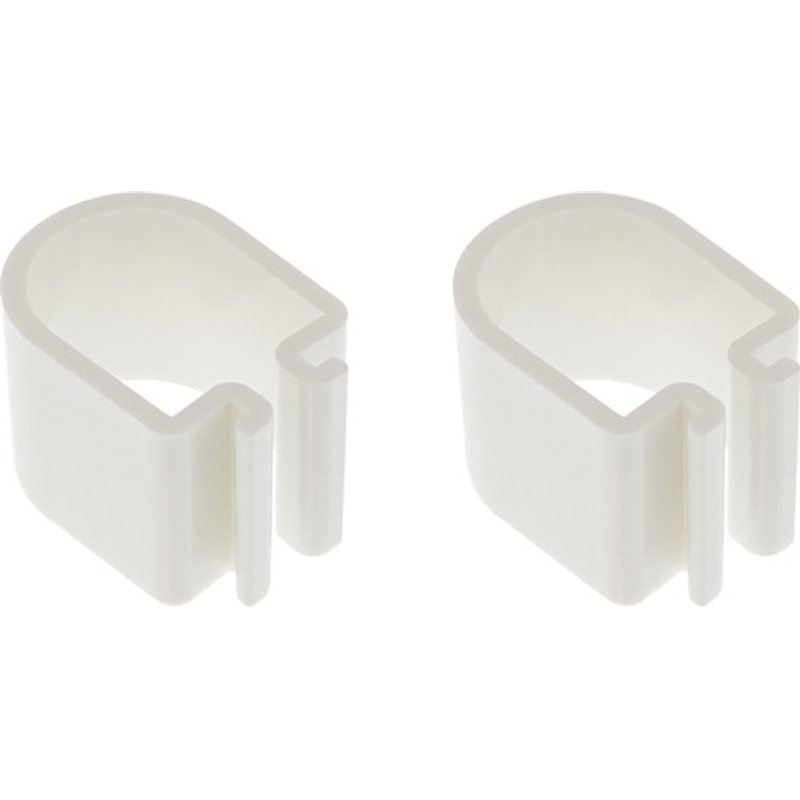 InLine® Slatwall Kabelhalter, für Tischhalterung Stangen, 2er Set
