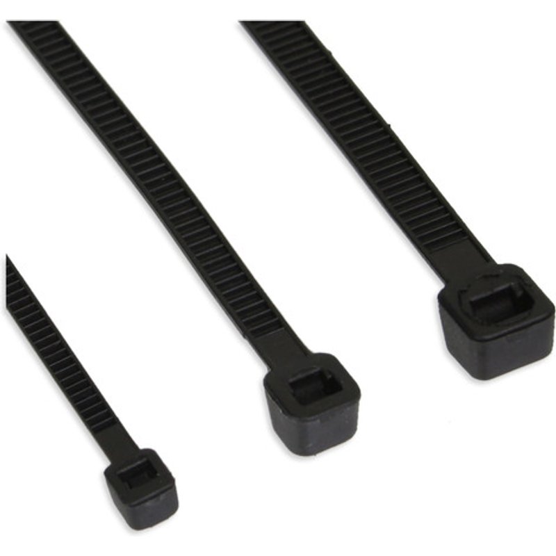 InLine® Kabelbinder, Länge 100mm, Breite 2,5mm, schwarz, 100 Stück