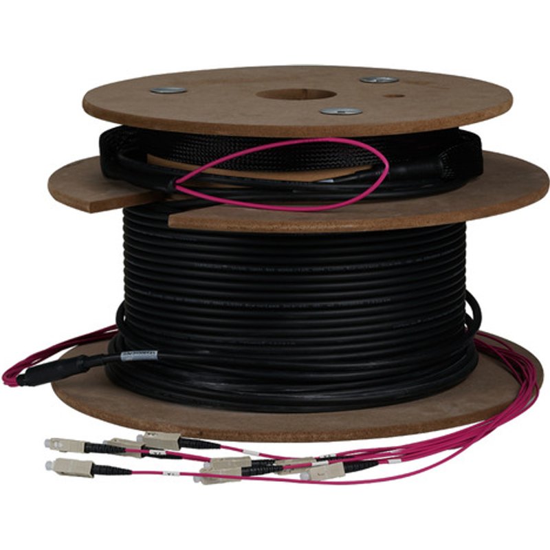 Trunkkabel U-DQ(ZN)BH 12G 50/125, SC/SC, OM4 150m
